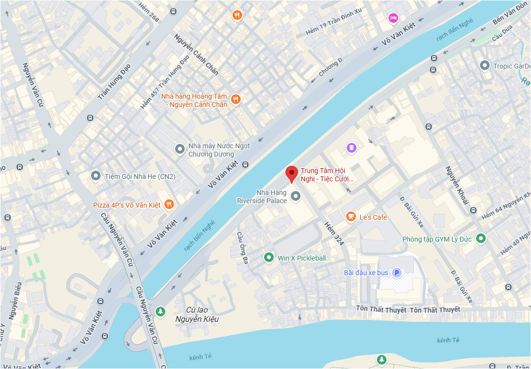 Bản đồ Riverside Palace